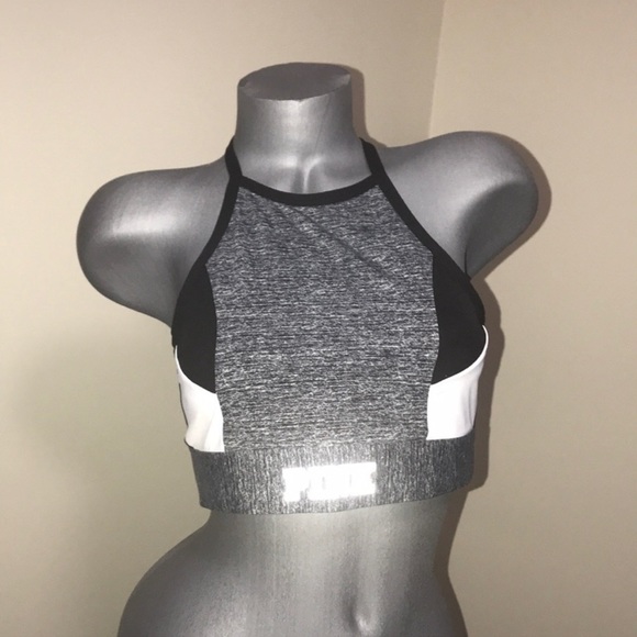 VICTORIA'S SECRET PINK ULTIMATE UNLINE SPORT BRA UNLINED. Size Large. NWT - Picture 3 of 12